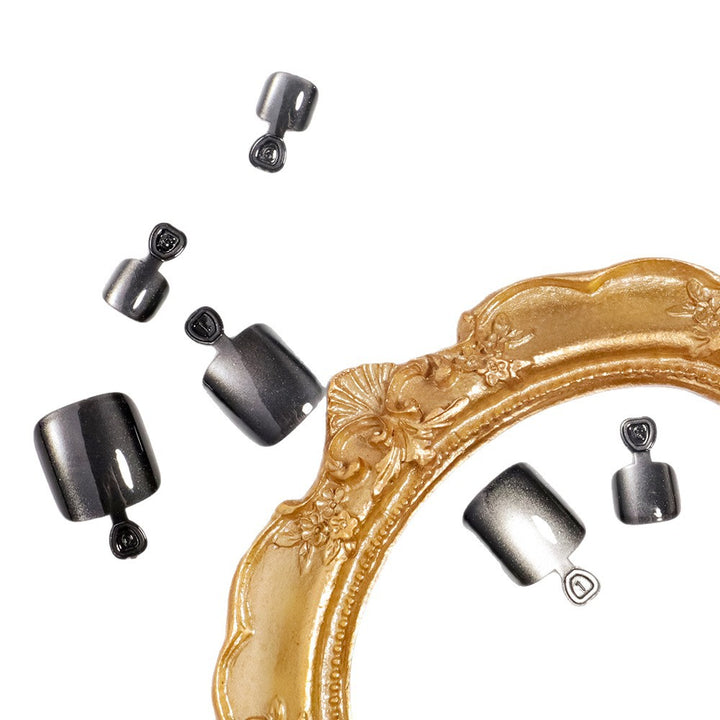 Premium Glossy Press-On Pedicure Nails Bowlift