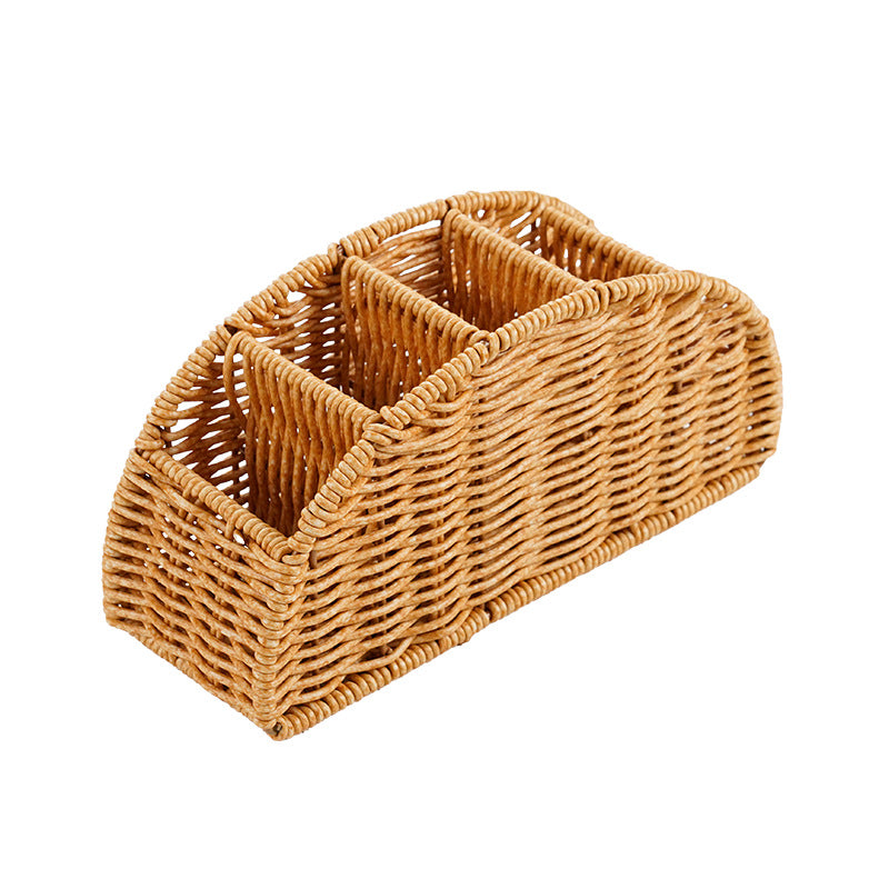 Woven Multi-Compartment Storage Caddy Bowlift