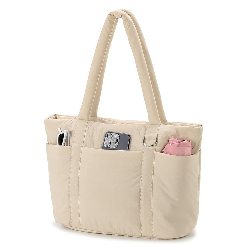 Practical everyday handbag with multiple compartments Bowlift