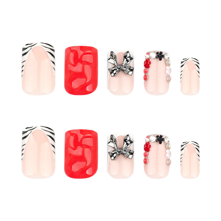 Artistic Nail Art with 3D Embellishments Bowlift