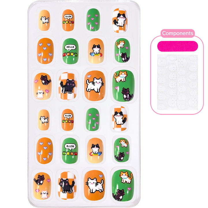 Themed Summer Beach Nail Art Press-On Nails Bowlift