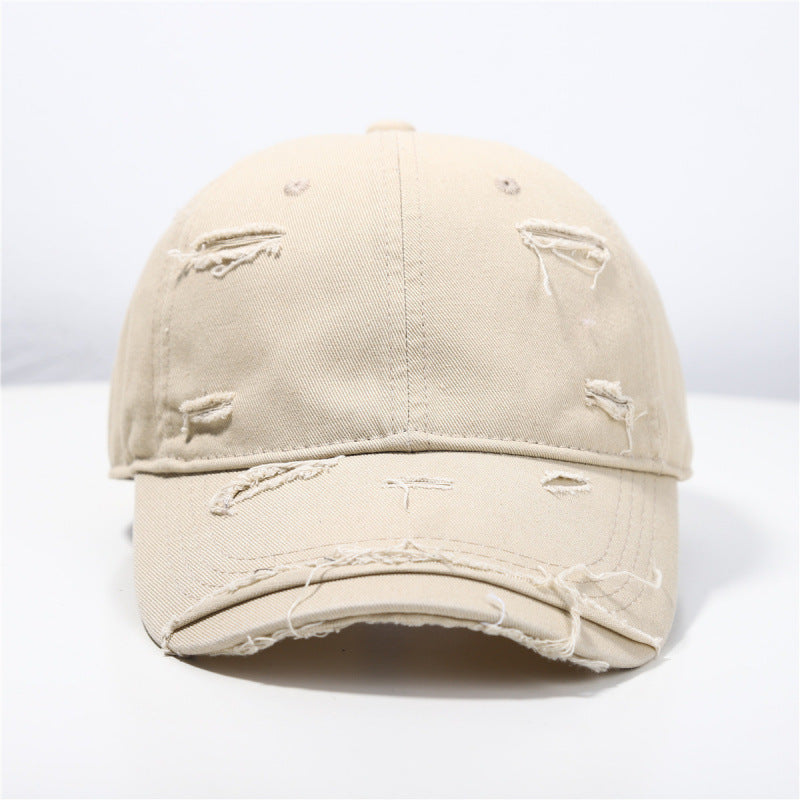 Women's Distressed Classic Baseball Cap Bowlift