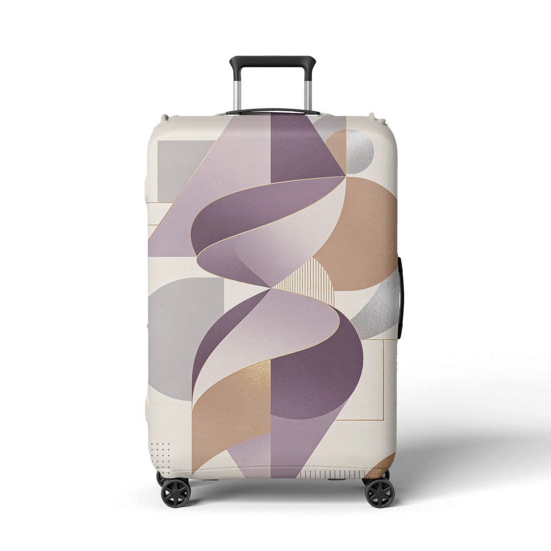 Ladies Luggage Protection with Modern Geometric Design Bowlift