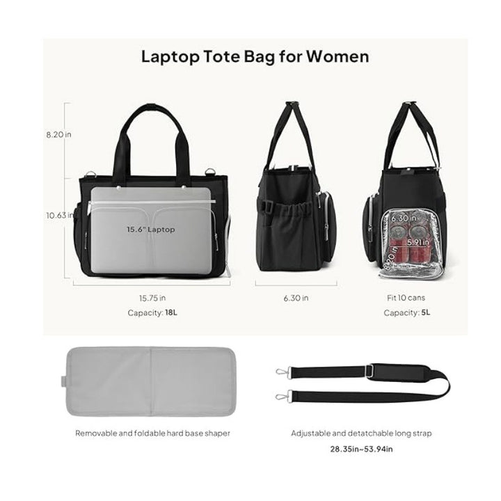 Multifunctional Tote Bag with Insulated Compartment System Bowlift