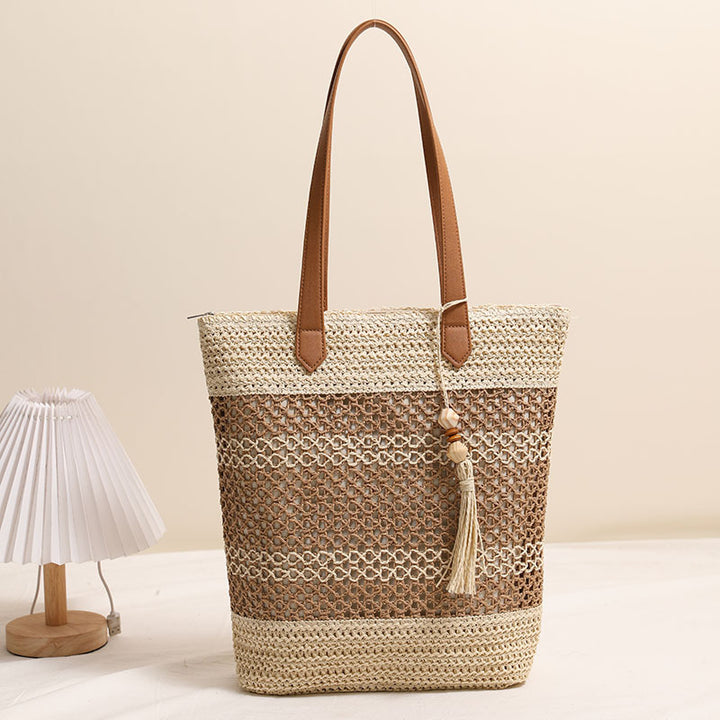 Braided Tote Bag Made From Natural Materials Bowlift