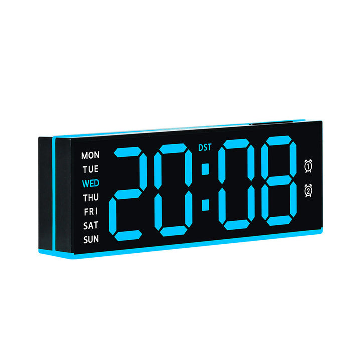 Digital alarm clock with large LED display and dual alarm function Bowlift