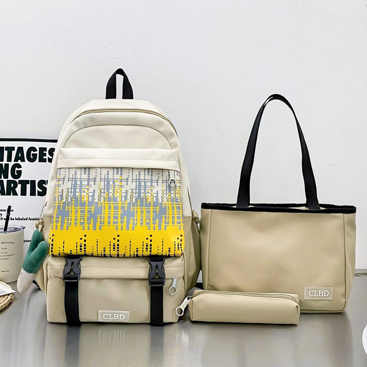 Multi-Pocket Travel Backpack Set
