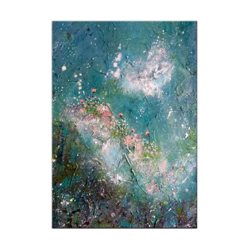 Textured Floral Abstract Canvas Wall Art