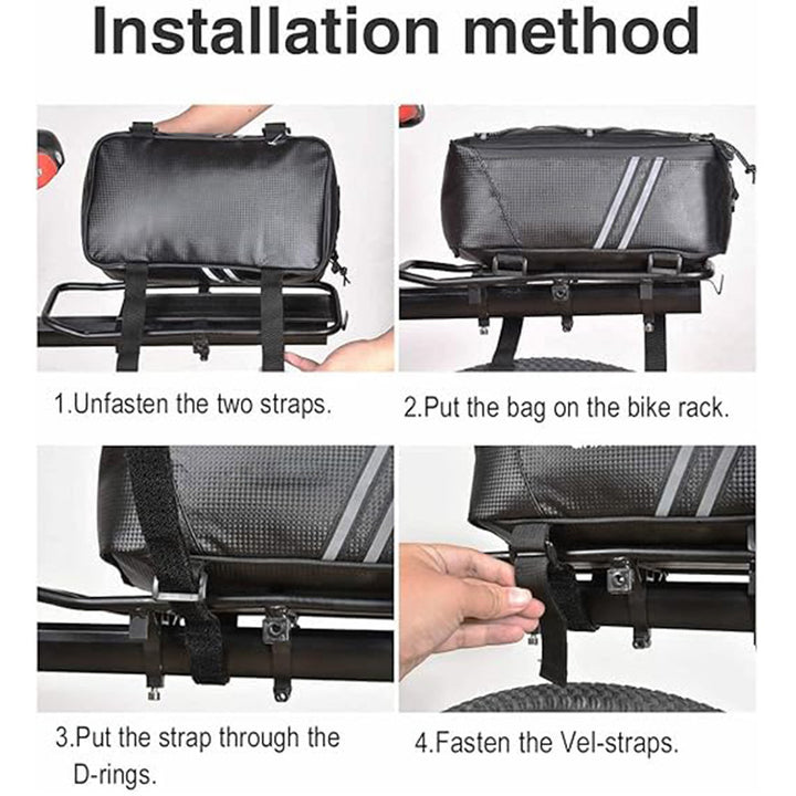 Bike bag with practical mounting bracket Bowlift