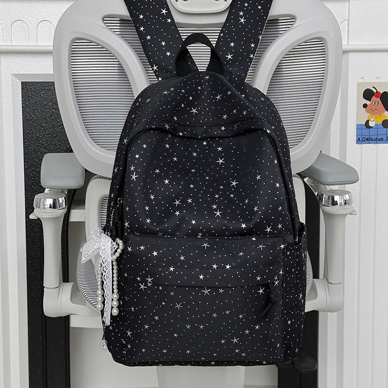 Girls Decorative Star Pattern Bowlift