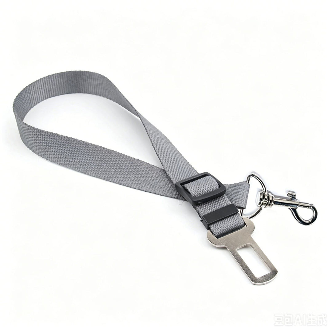 Adjustable Vehicle Dog Seatbelt Tether with Swivel Clip Bowlift