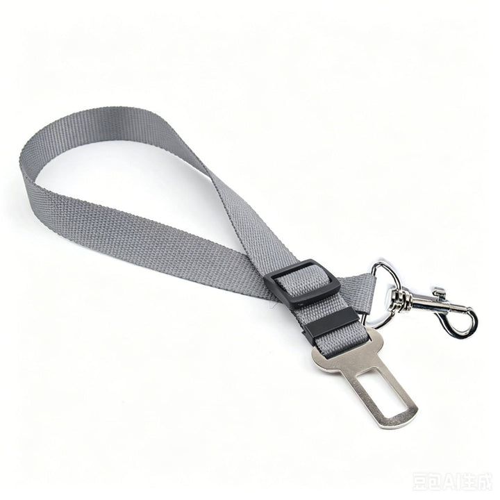 Adjustable Vehicle Dog Seatbelt Tether with Swivel Clip Bowlift