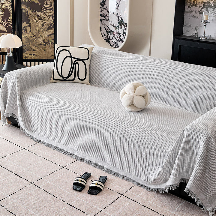 Soft Woven Sofa Throw Blanket
