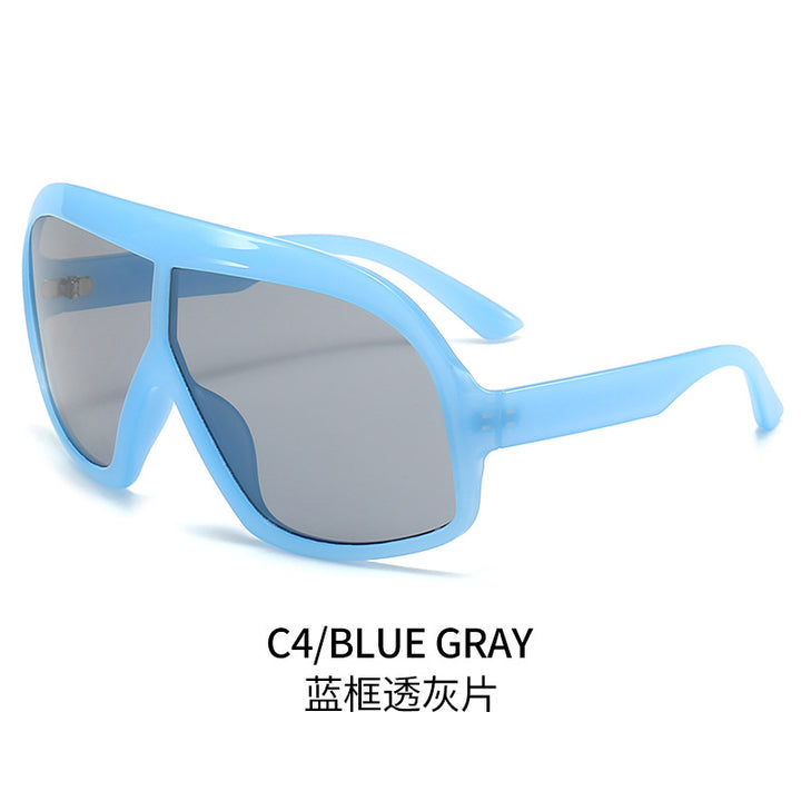 Women's sporty sunglasses with wide frame and polarized lenses Bowlift