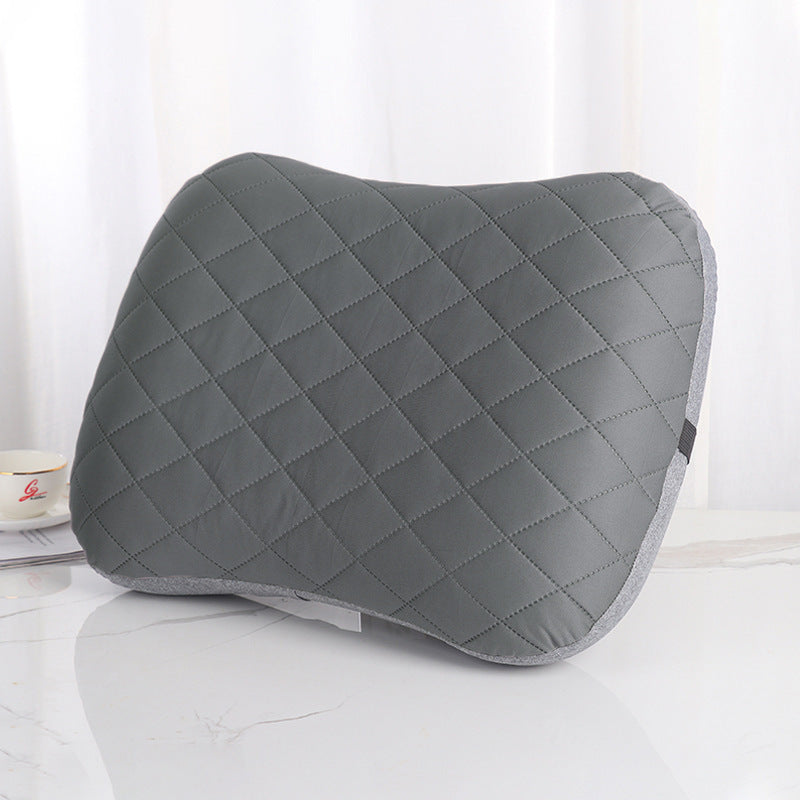 Ergonomic Memory Foam Lumbar Support Pillow with Quilted Breathable Cover Bowlift