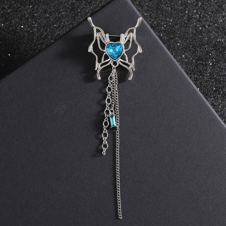 Elegant brooch with flower and chain motif Bowlift