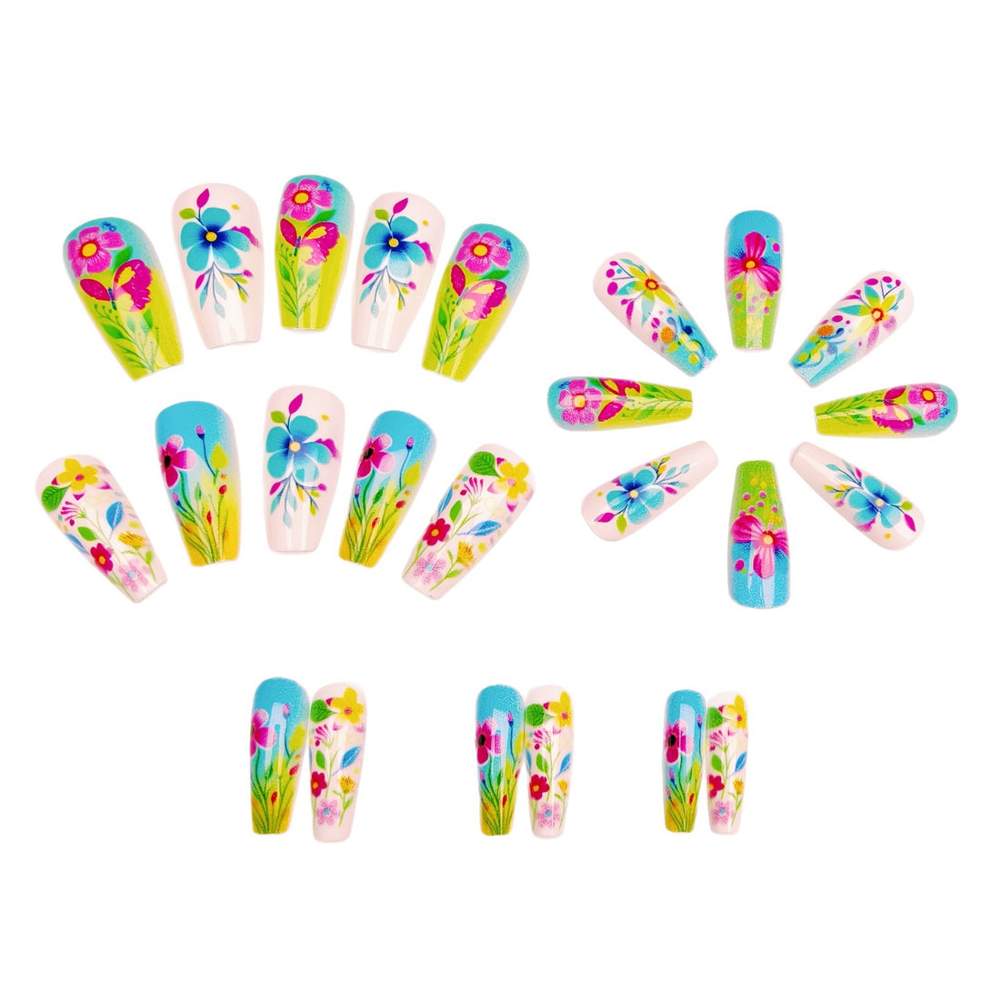 Creative Flower Nail Design Bowlift