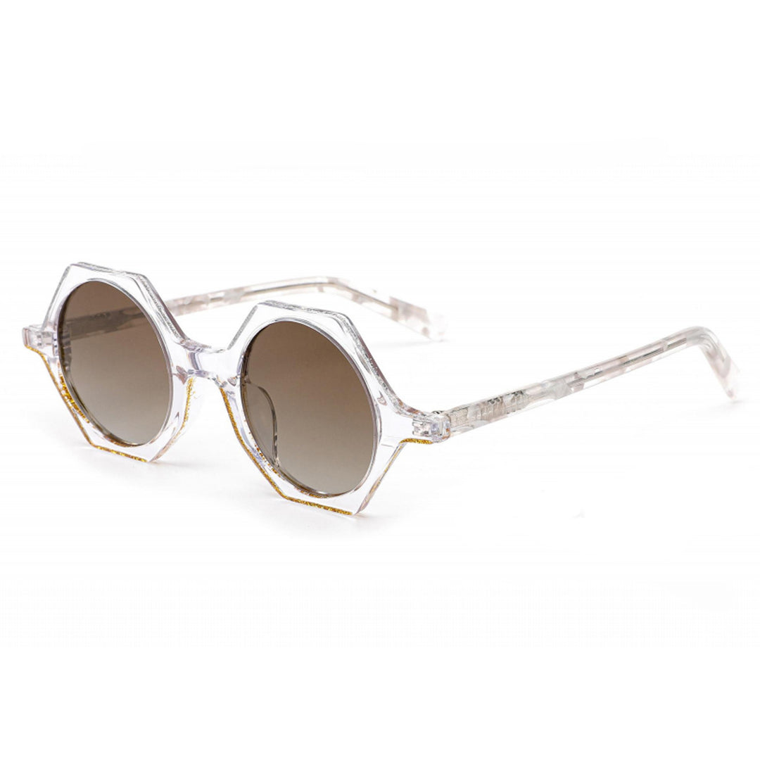 Women's fashionable sunglasses in unique hexagonal design Bowlift