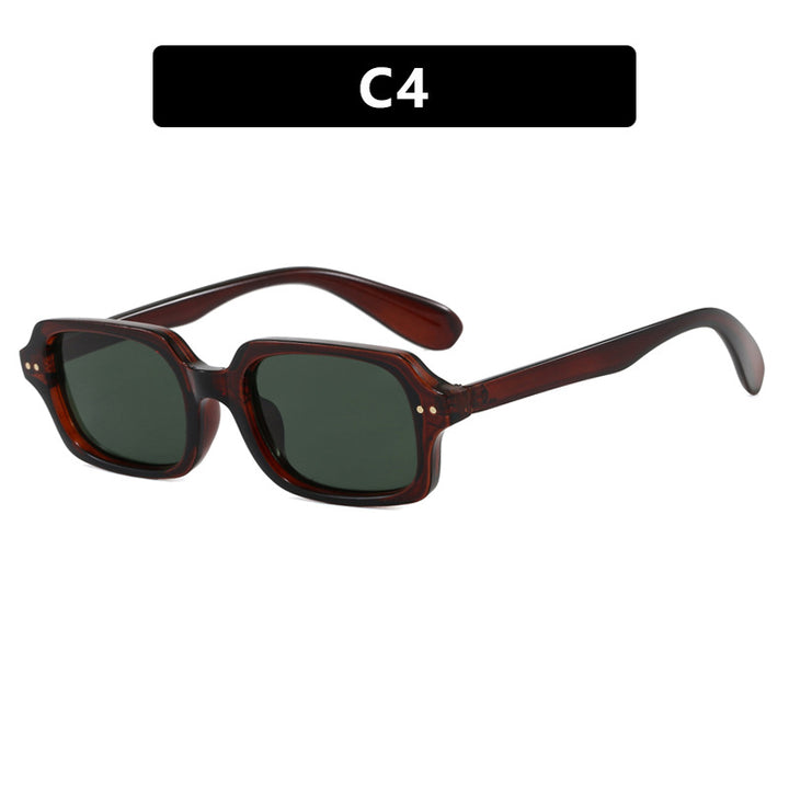 Ladies stylish square sunglasses with striking accents Bowlift