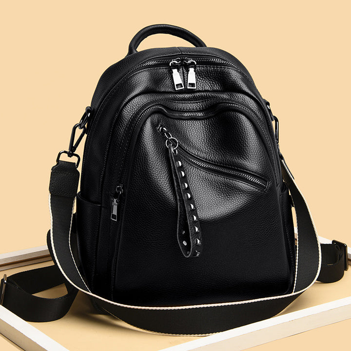 Stylish and Versatile Leather Backpack Bowlift