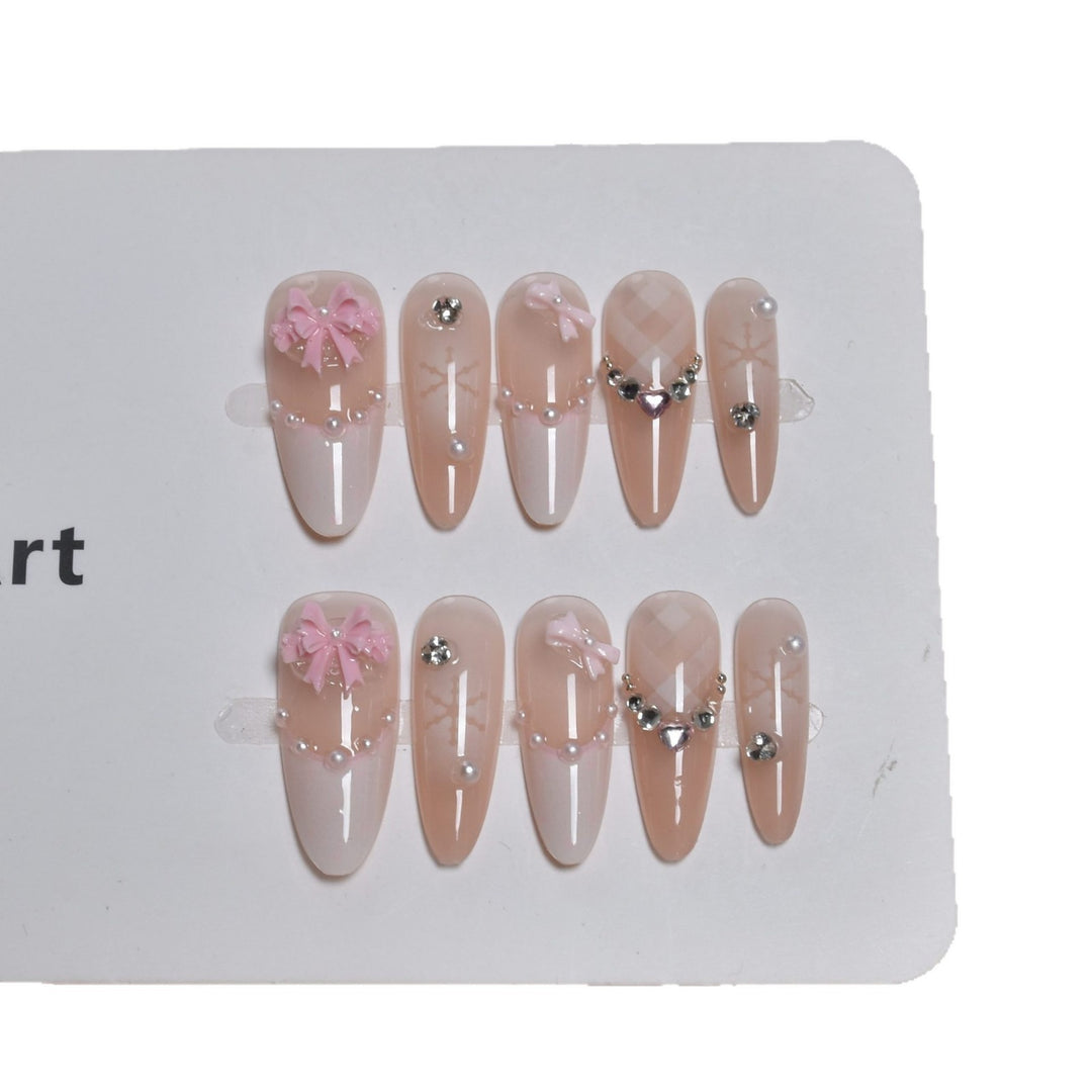 Decorative Press-On Nail Art Set Bowlift
