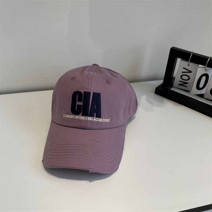 Men's Distressed Motivational Baseball Cap Bowlift