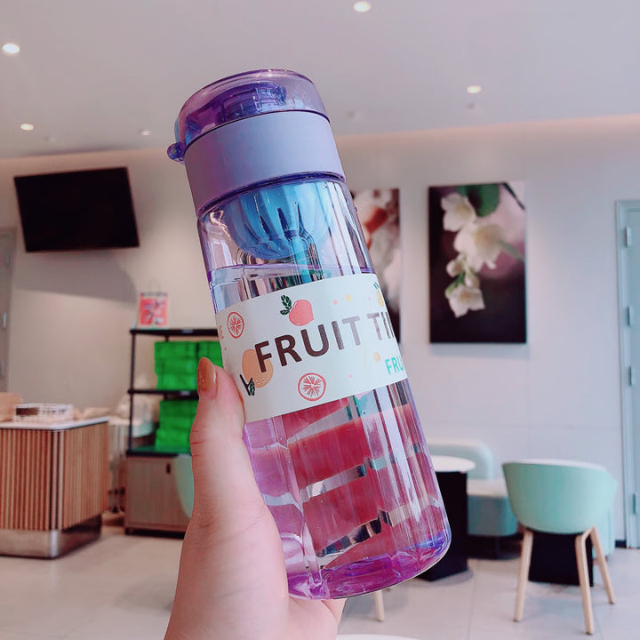 Women's reusable infuser bottle with fruity design Bowlift
