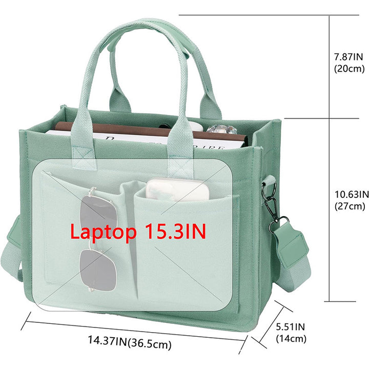 Multifunctional Tote Bag with Sturdy Design and Multiple Compartments Bowlift
