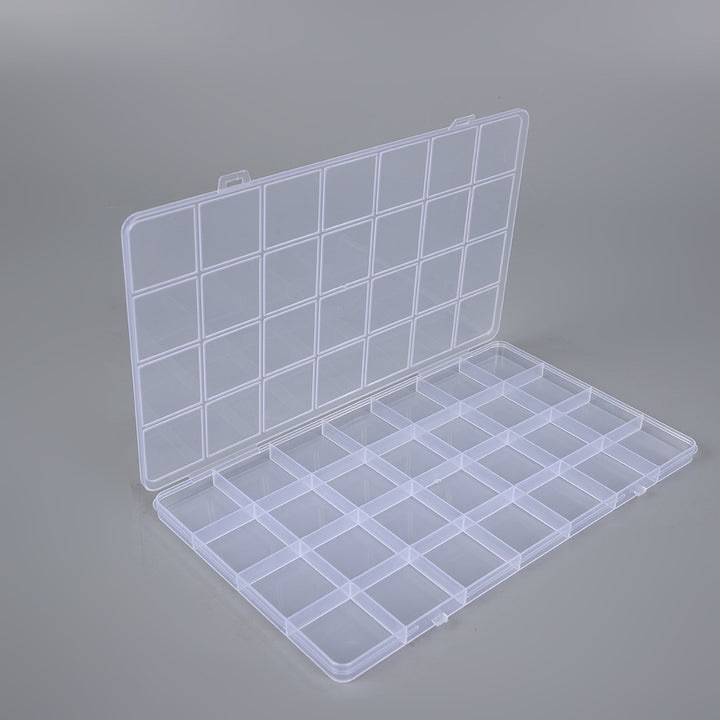 Clear Multi-Section Craft Supply Storage Case Bowlift
