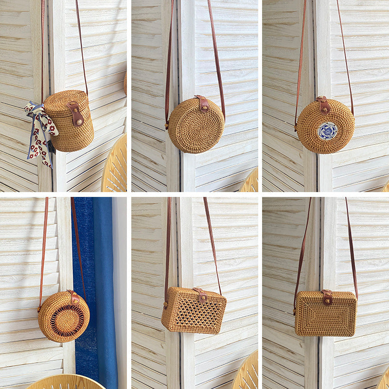 Women Handmade Basket Bag Bowlift
