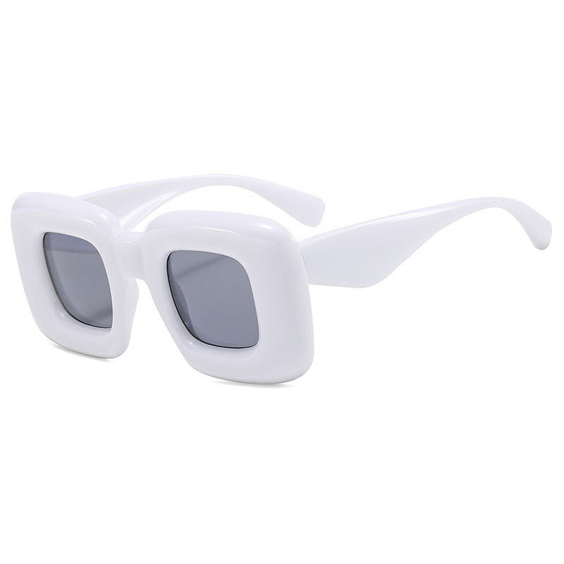 Modish Chunky Square Frame Sunglasses