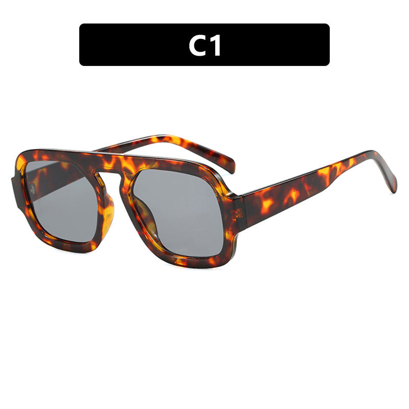 Women's modern oversized sunglasses in angular design Bowlift