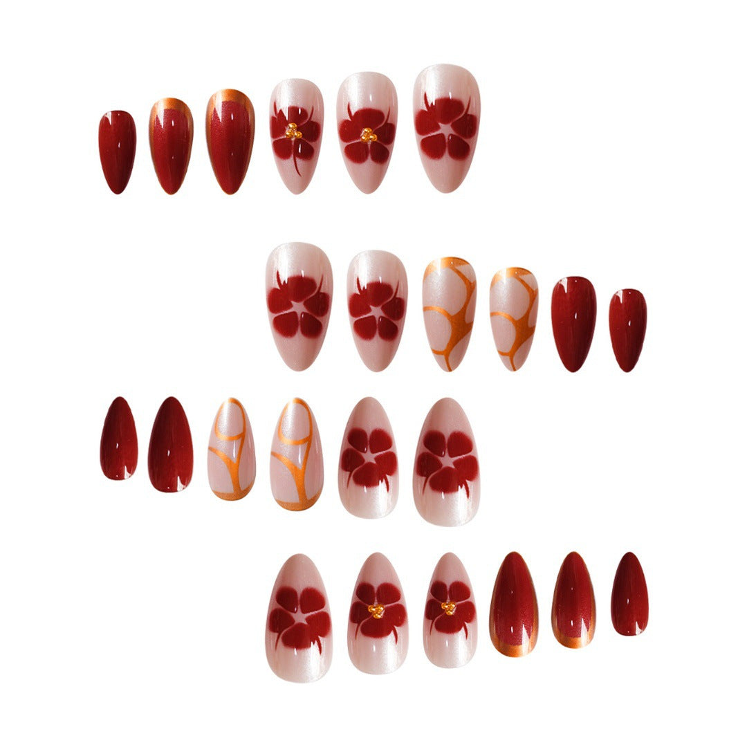 Glamorous Stiletto Nail Extensions Bowlift