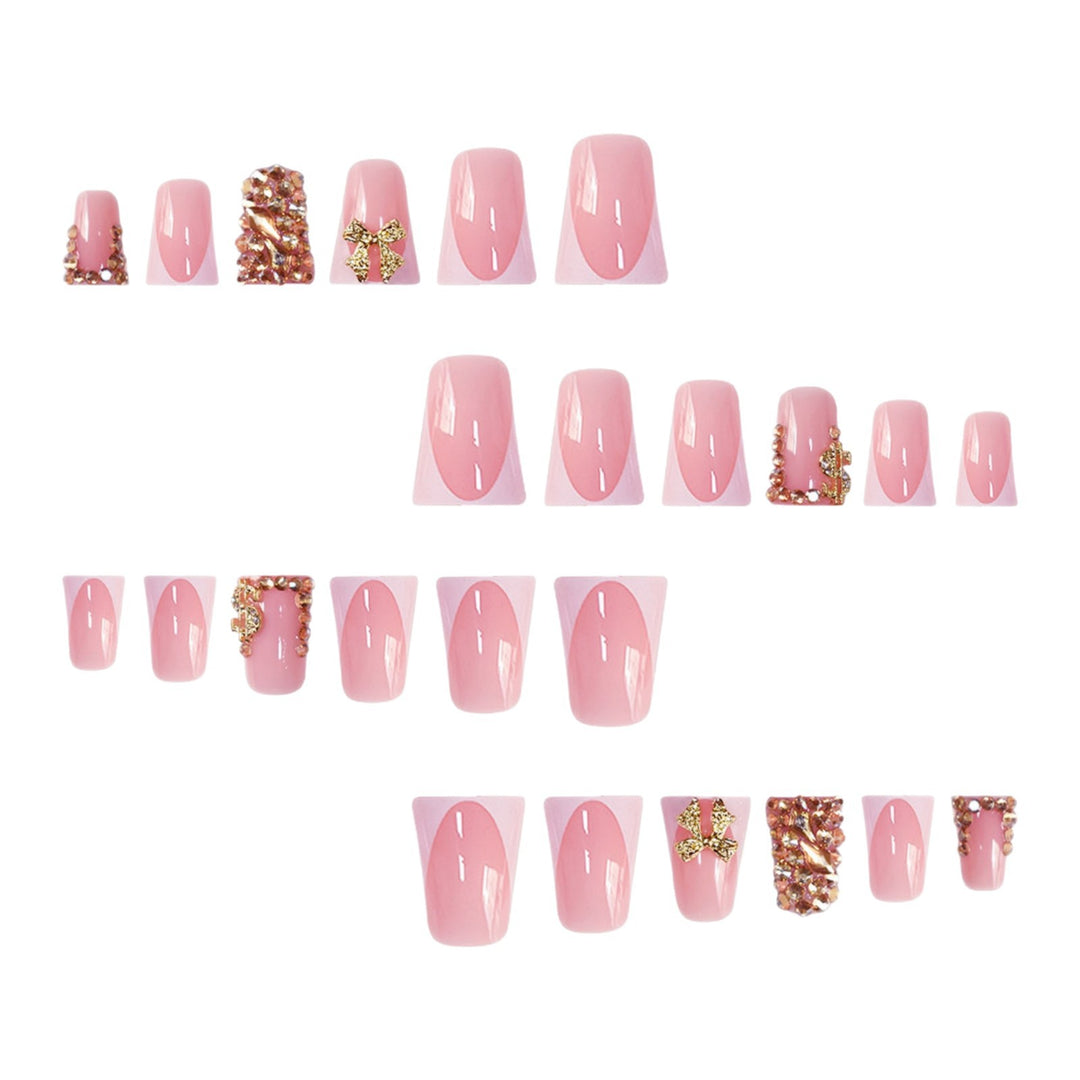 Decorative Crystal-Embellished Nail Art Bowlift