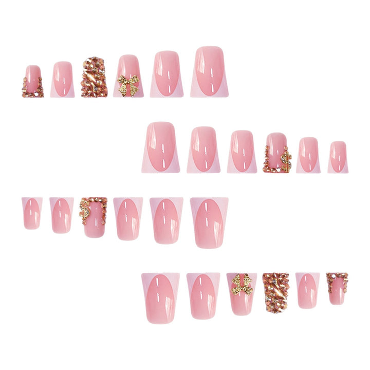 Decorative Crystal-Embellished Nail Art Bowlift