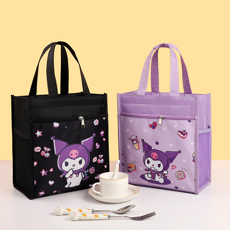 Insulated Bear-Themed Lunch Tote Bowlift