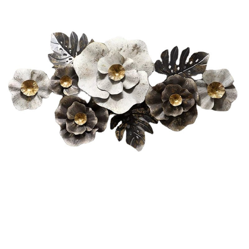 Floral Metal Wall Sculpture Bowlift