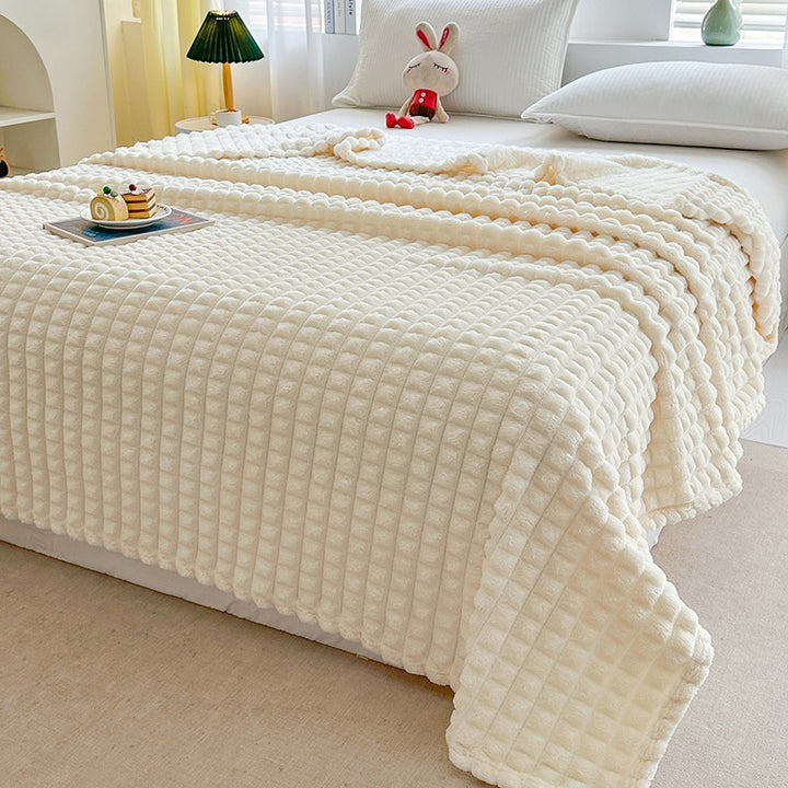 Ridge Textured Throw Blanket Bowlift