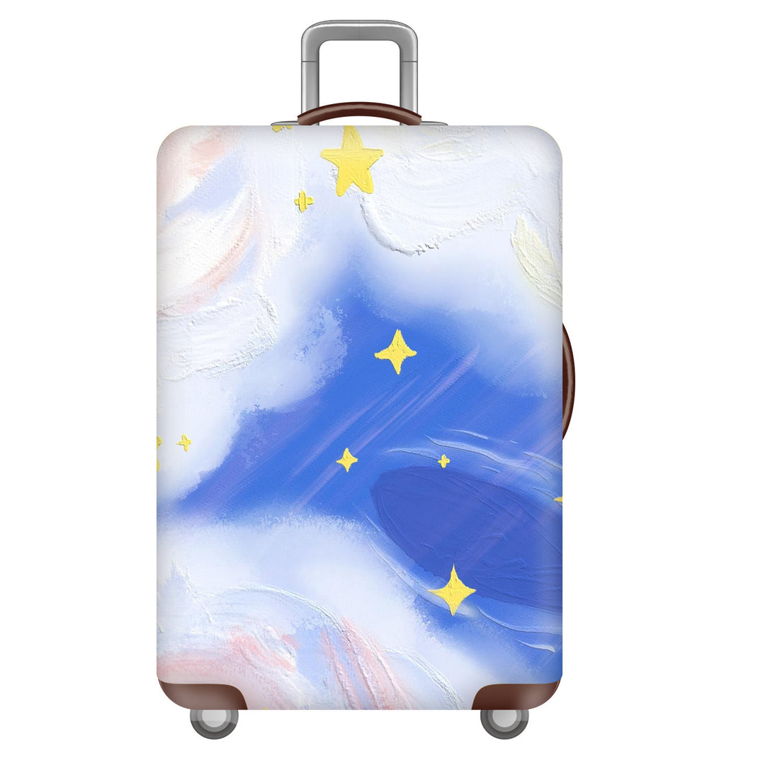 Women's Hard Shell Suitcase with Cheerful Bowlift Design