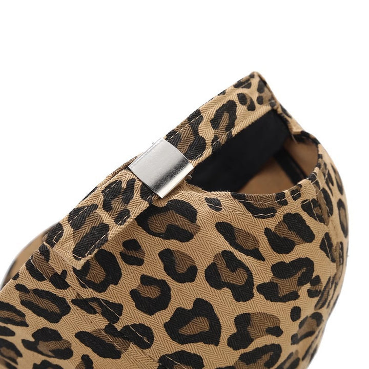 Women's Animal Print Baseball Cap Bowlift