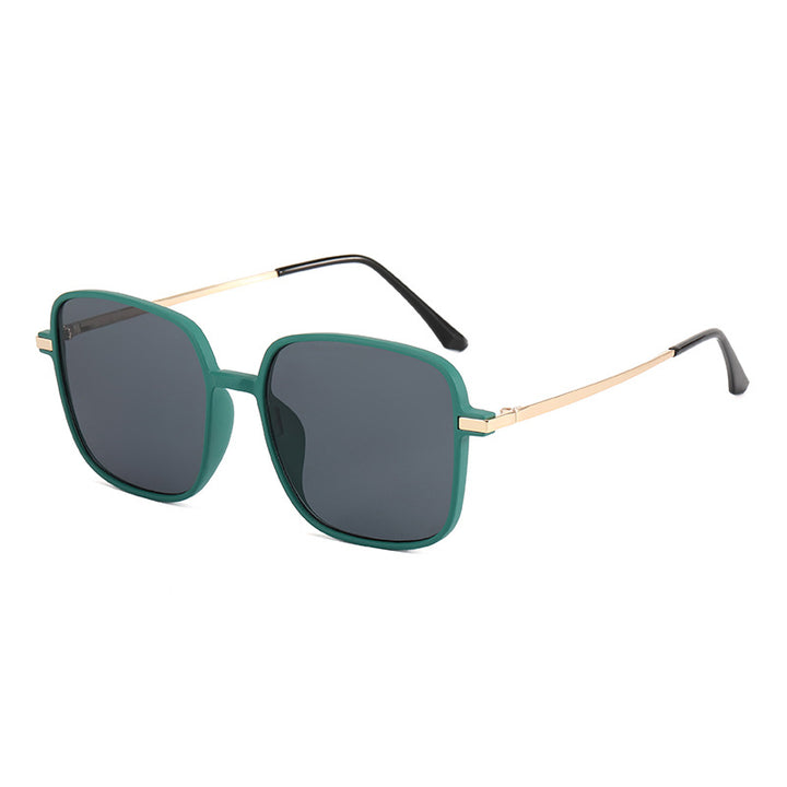 Women's square designer glasses with delicate metal frame Bowlift