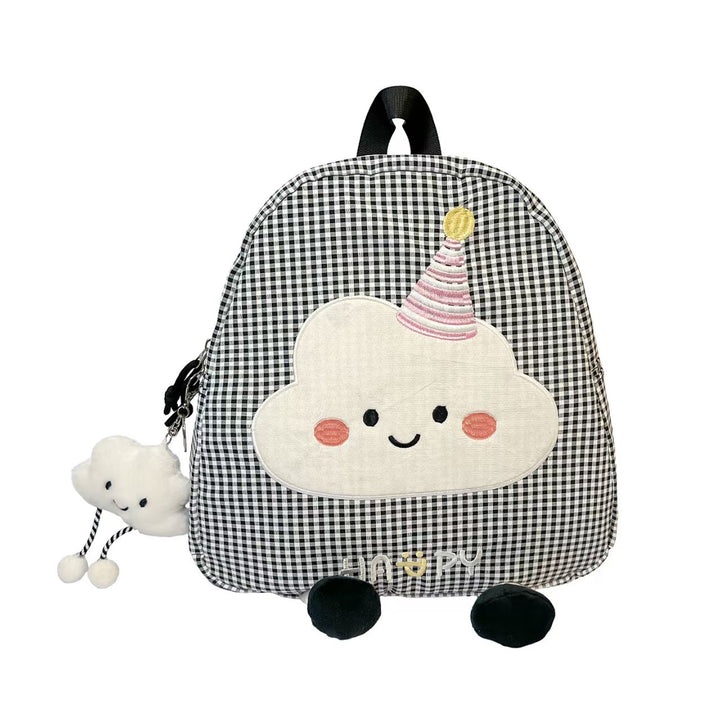 Cloud-Themed Character Backpack Bowlift