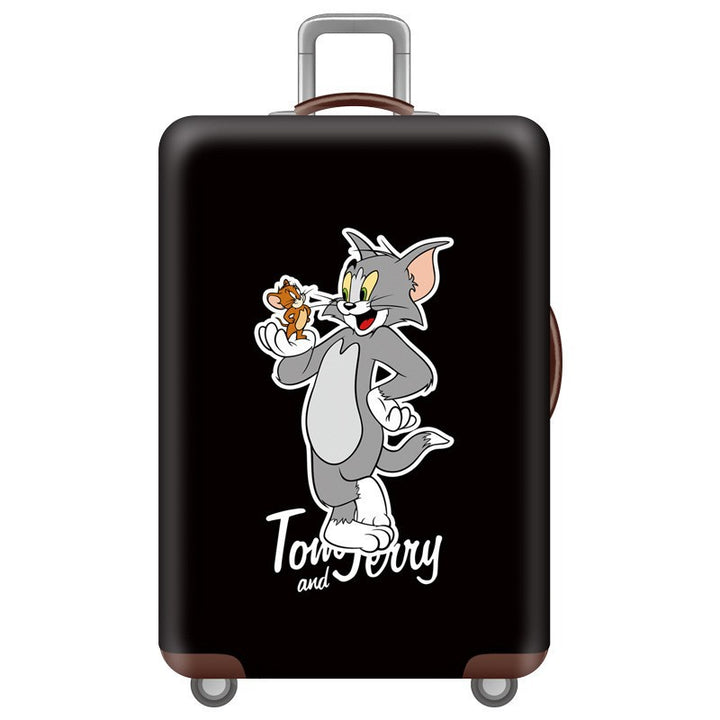 Unisex nan hard shell suitcase with Tom and Jerry design, telescopic handle and smooth-running swivel wheels Bowlift