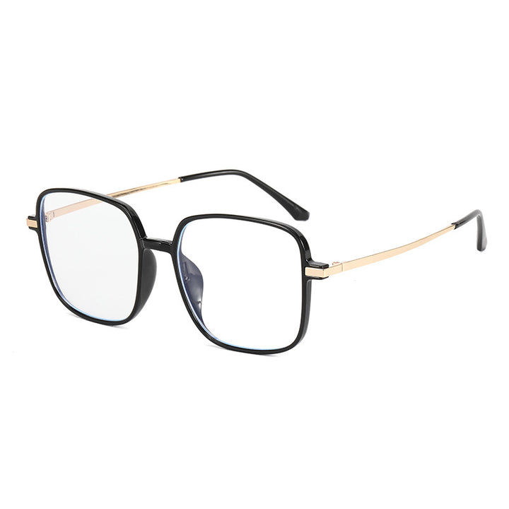 Women's square designer glasses with delicate metal frame Bowlift