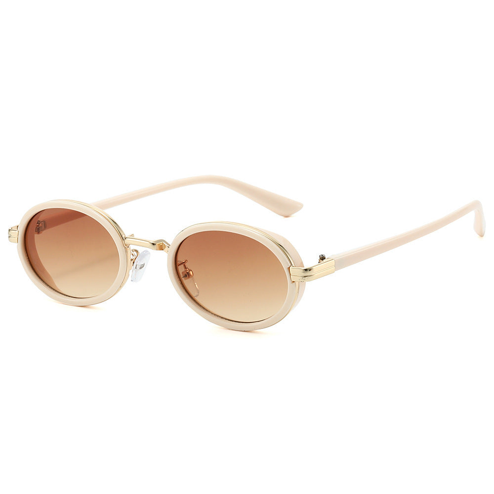 Vintage-Inspired Elegant Oval Sunglasses Bowlift