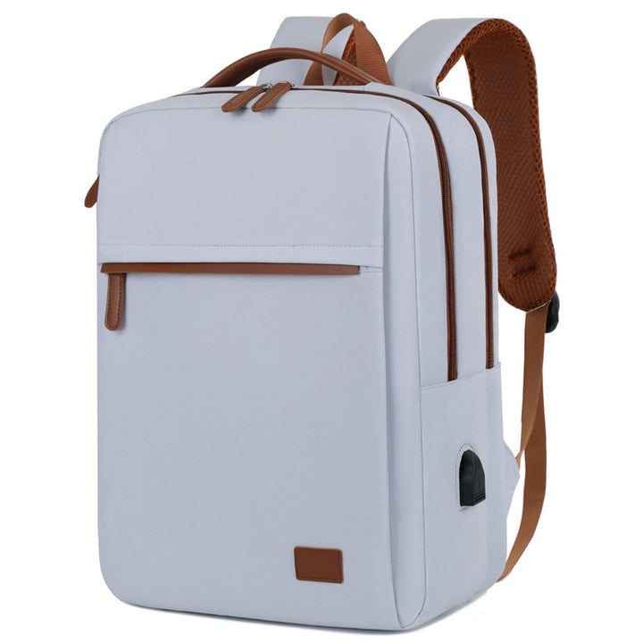 BowLift | TechPort Laptop Backpack with USB Charging Port – Water-Resistant Design for 15.6-Inch Laptops