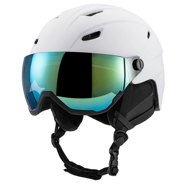 Snow Sports Helmet with Integrated Visor Bowlift