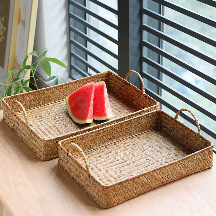 Unisex Handwoven Serving Tray Bowlift