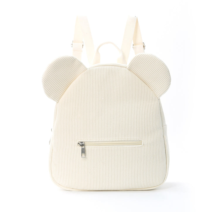 Plush Backpack with Animal Ears Bowlift