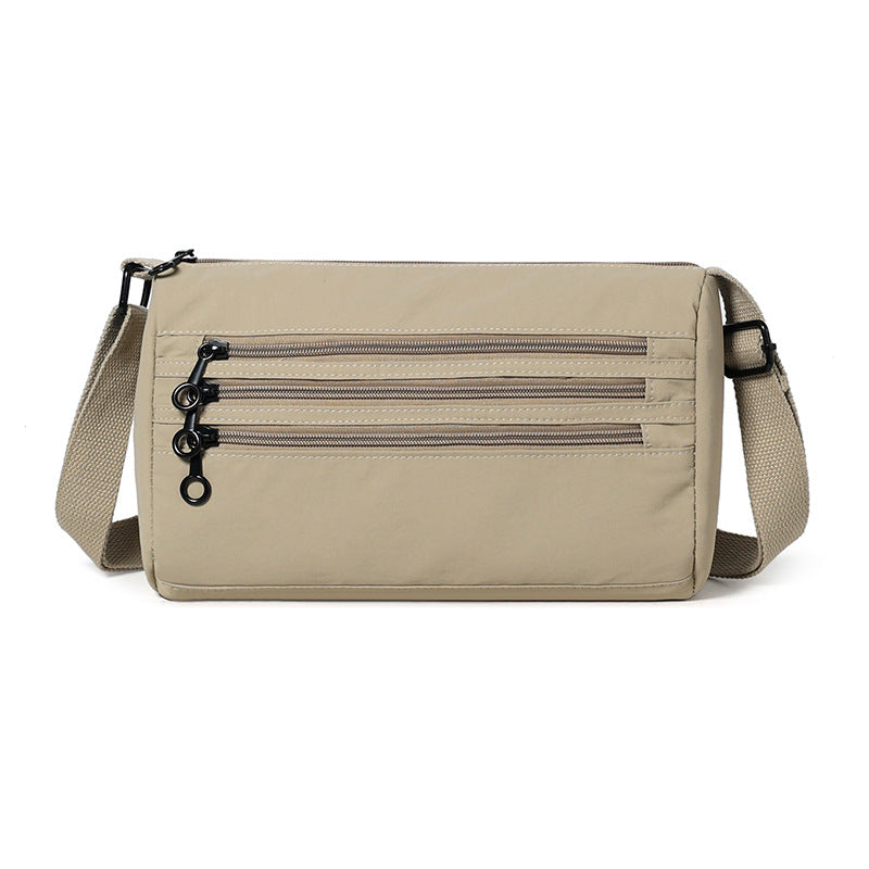 Functional Multi-Zipper Crossbody Bag Bowlift